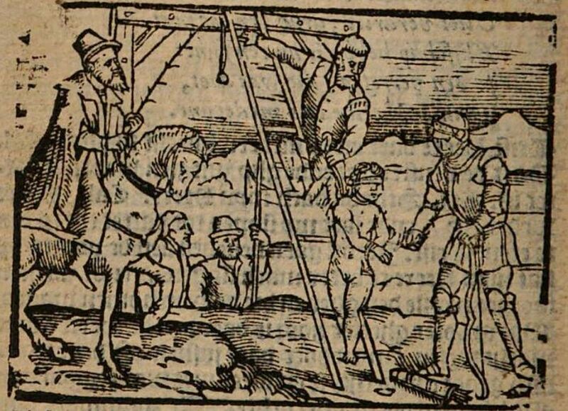 [Act XIII – Cupid Being Hanged by the Alguacil’s Men]
