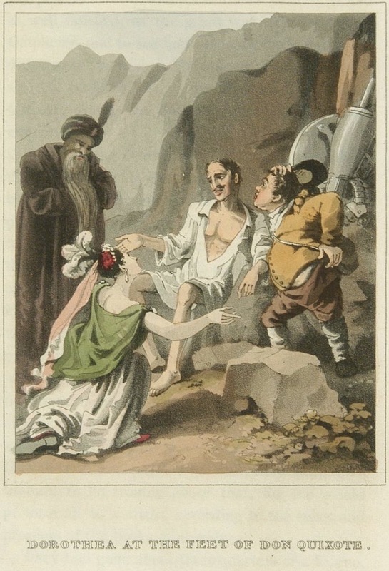 Dorothea at the feet of Don Quixote