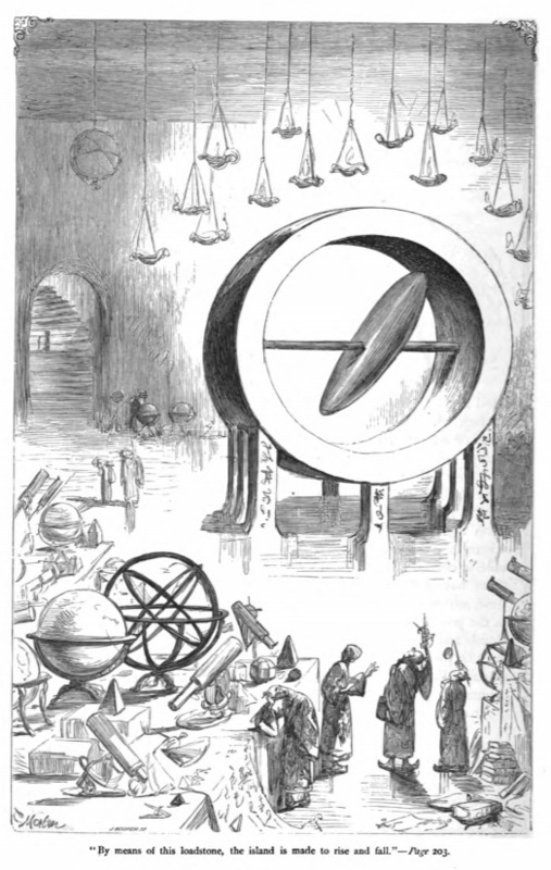 By means of this loadstone, the island is made to rise and fall. - Page 203