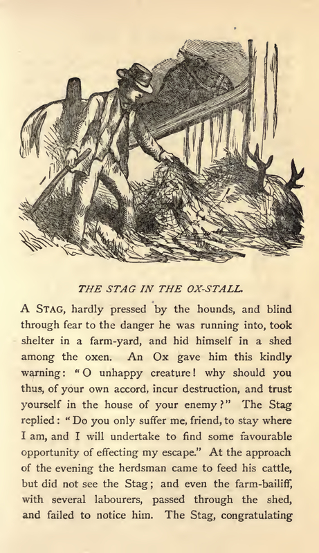 THE STAG IN THE OX-STALL