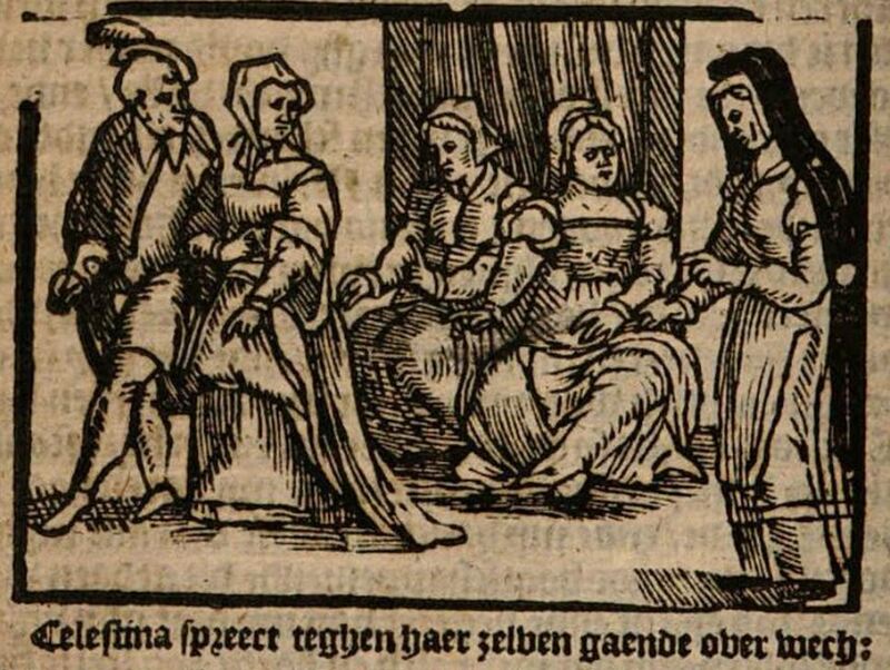 [Act IV] Celestina spreect teghen haer zelven gaende over wech