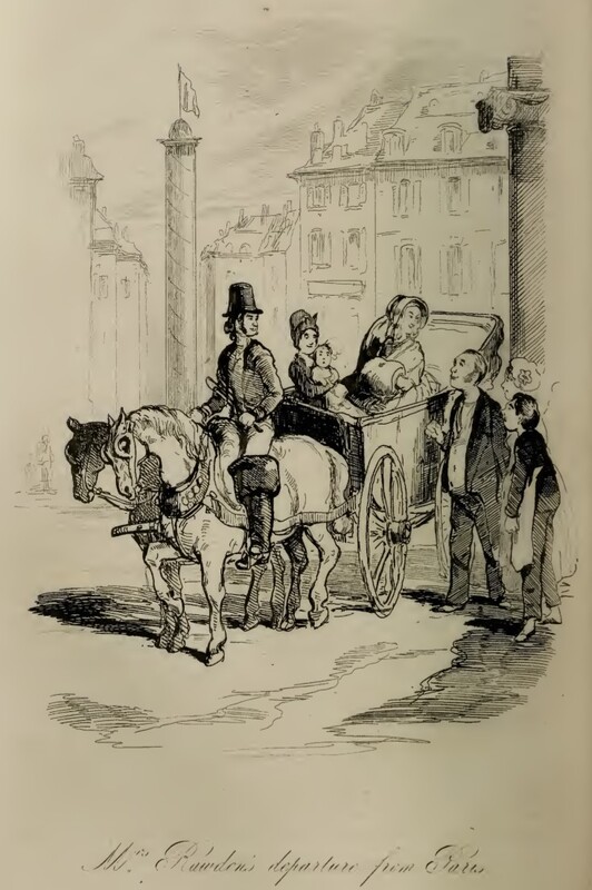 Mrs. Rawdon’s departure from Paris