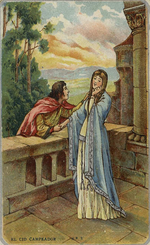 Enamoráse de Jimena, hija del conde de Gormaz