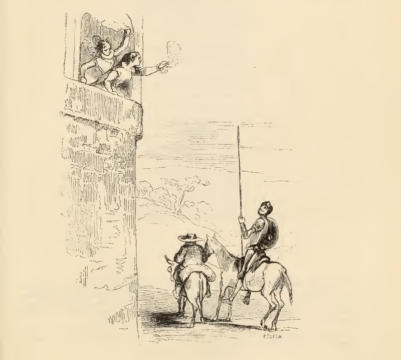 [Quixote and Sancho Depart From The Duchess' Castle]