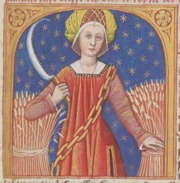 [Ceres Holding a Scythe]
