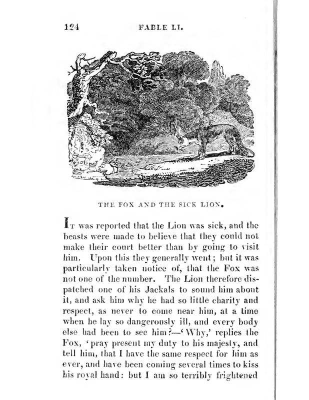 The Fox and the Sick Lion