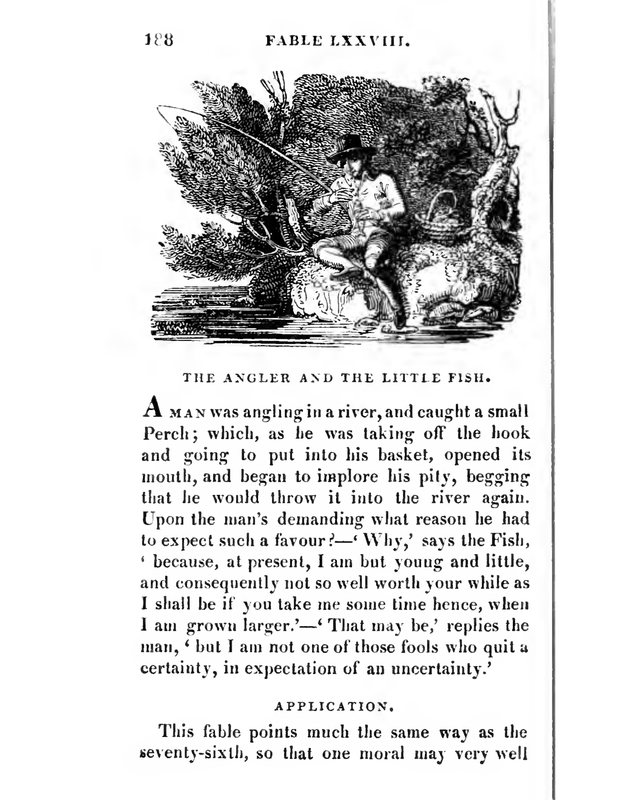 The Angler and The Little Fish