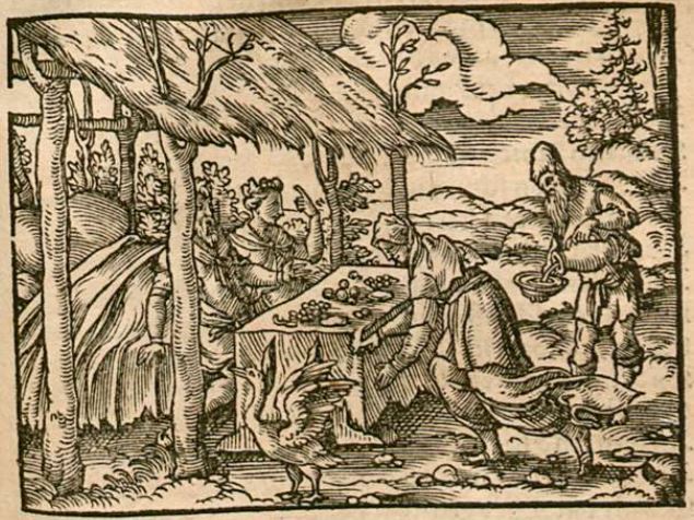 Jupiter und Mercurius reisen uber Land