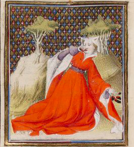 Porcie, femme de Brutus, avale des charbons ardants