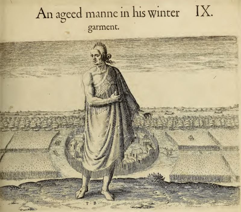 An ageed manne in his winter garment. IX.