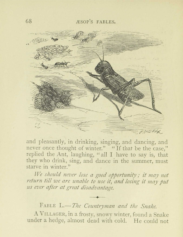 The Ant and the Grasshopper