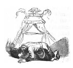 [a satire of the licking ceremony on Luggnag]