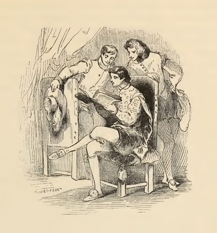 [Noblemen Reading the History of Don Quixote]