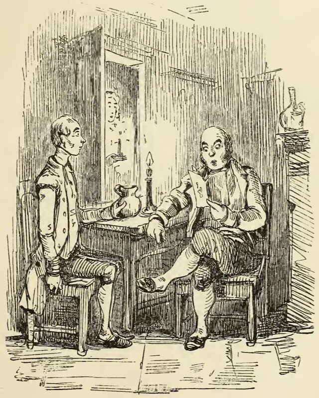 [Mr. Bowls Reading in the Kitchen]