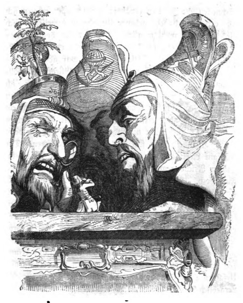 [Gulliver is examined by three scholars from Brobdingnag]