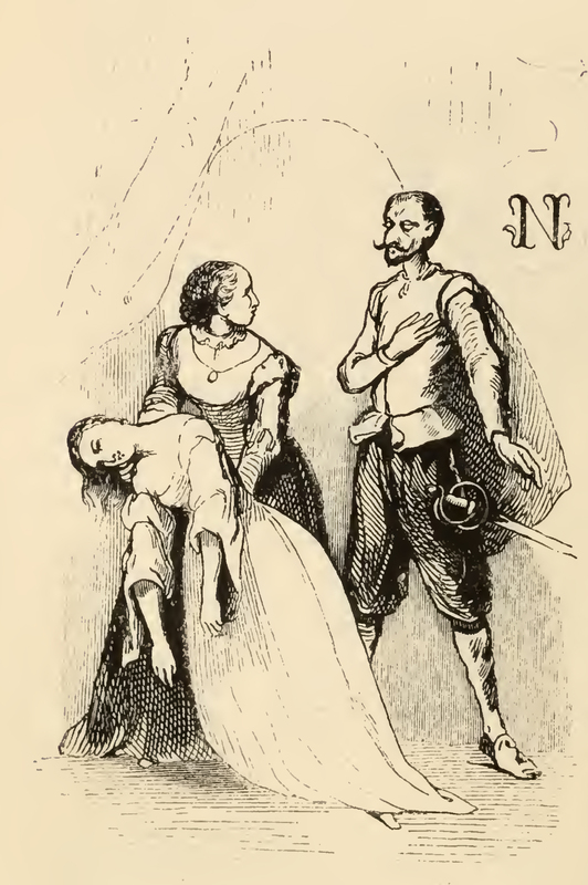 [Altisidora Pretends to Feint Away Before Don Quixote]