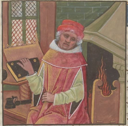 [Boccaccio Sitting in His Study]
