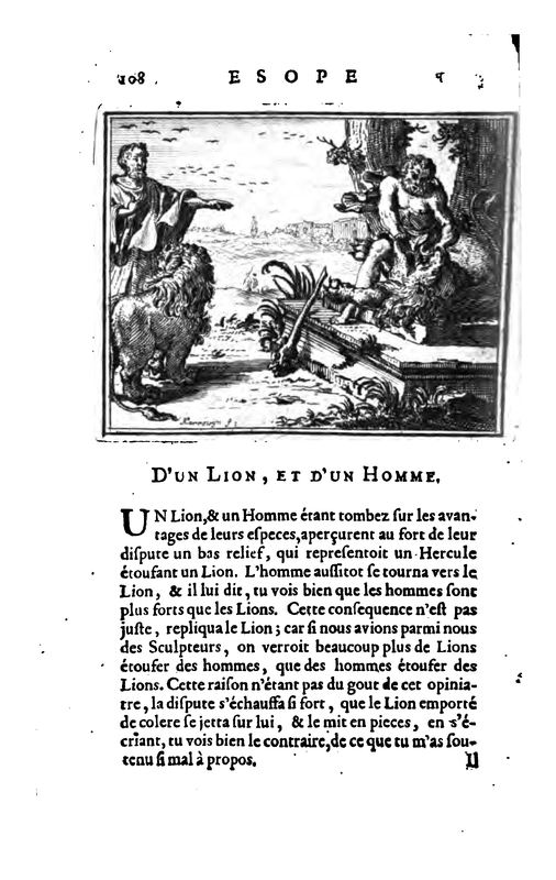 D’un Lion, et D’un Homme