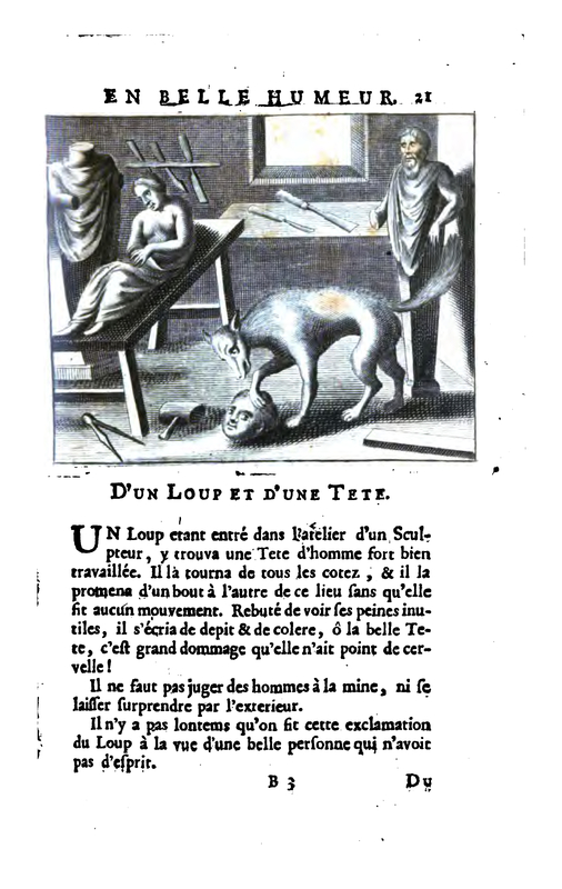D'un loup et d'une tete