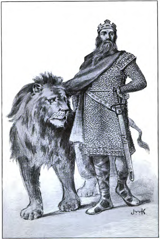 He took Him by the Mane and led Him back to the Court