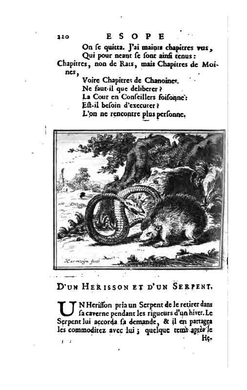 vol. 1 D'un Herisson et D'un Serpent