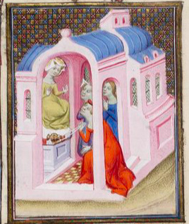 Sulpitia, exemple de chasteté, honorée dans un temple