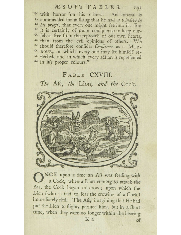 The Ass, the Lion, and the Cock