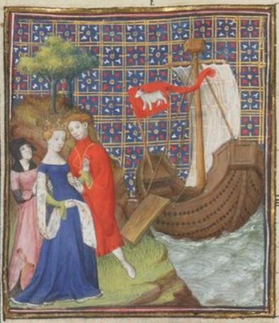 Cy apres sensuit hystoire de la tres belle europe royne des certessiens