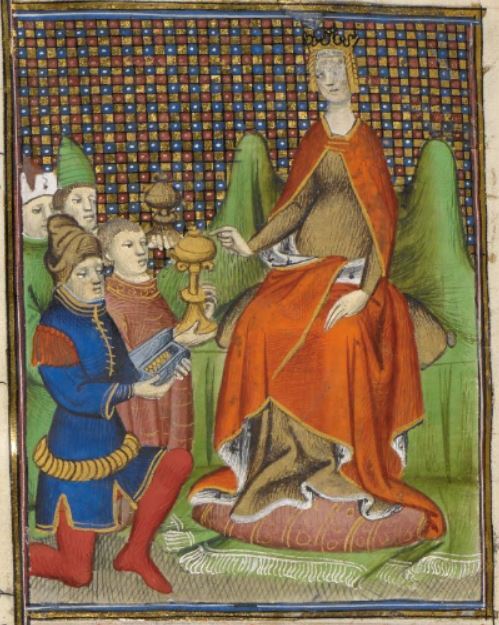 Cy apres sensuit histoire de Jehanne de iherusalem et de scicille royne
