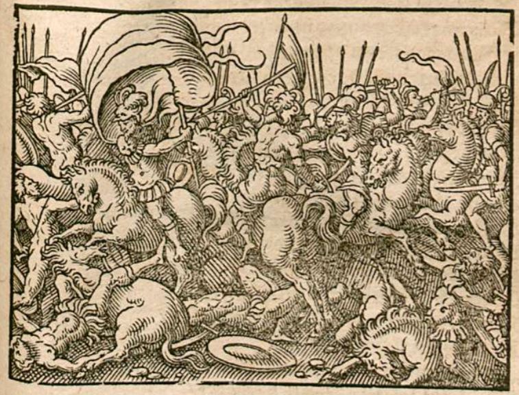 Schlacht der Griechen und Troianer