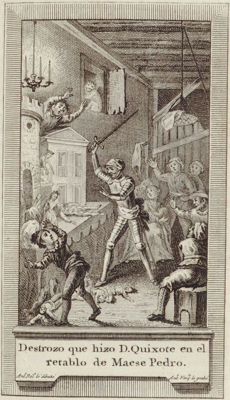 Destrozo que hizo D. Quixote en el retablo de Maese Pedro