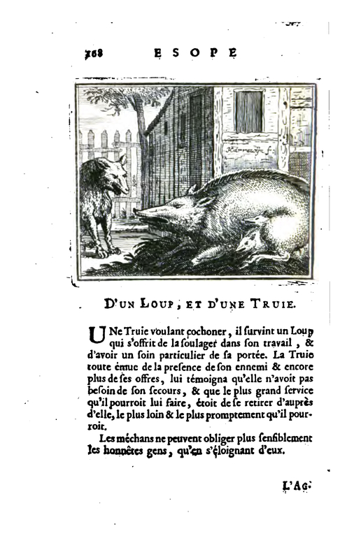 D'un Loup, Et D'un Truie