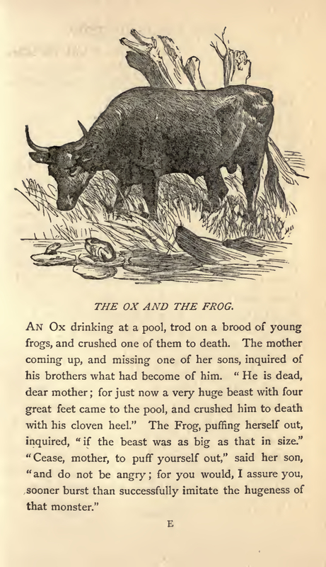 The OX AND THE FROG