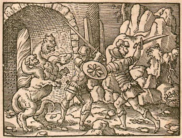 Hercules und Cerberus