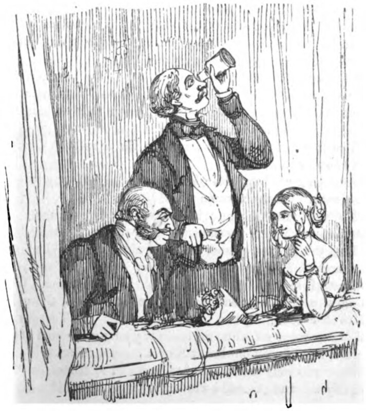 [General Tufto and the Crawleys at the Opera]