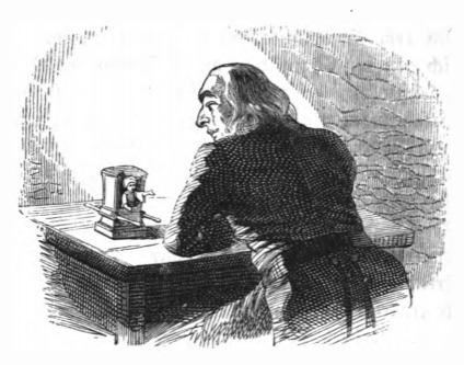 [Gulliver talks to a Lilliputian official]