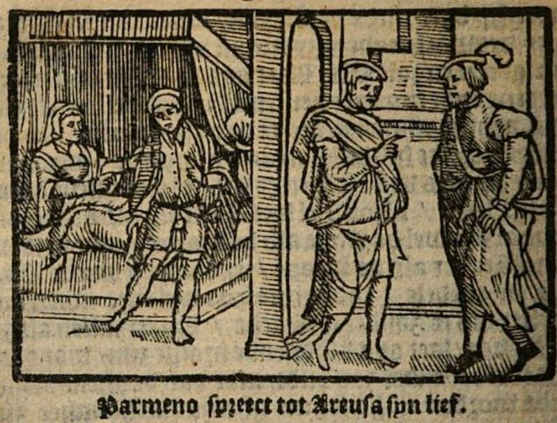 [Act VIII] Pármeno spreect tot Areusa syn lief.
