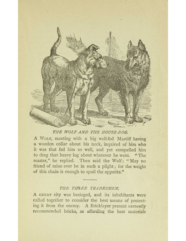 The Wolf and the House-Dog