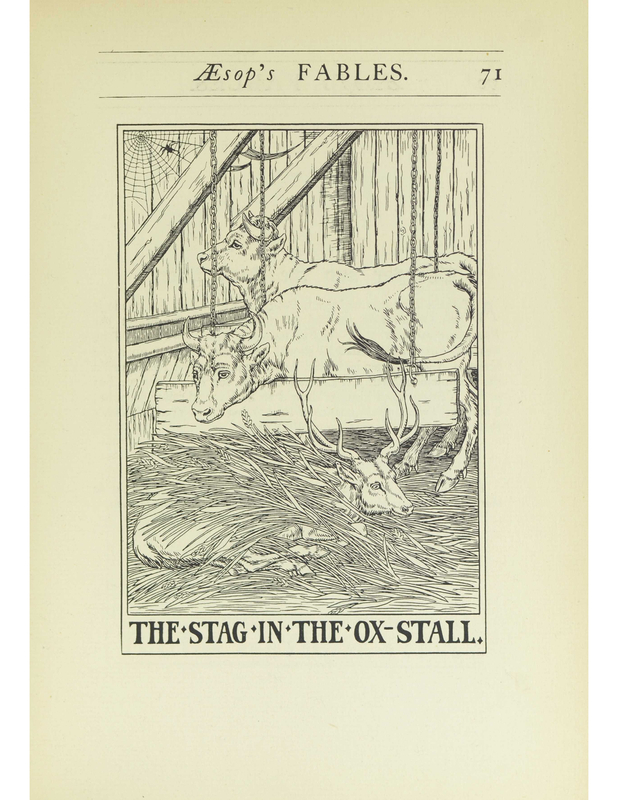 The Stag in the Ox Stall