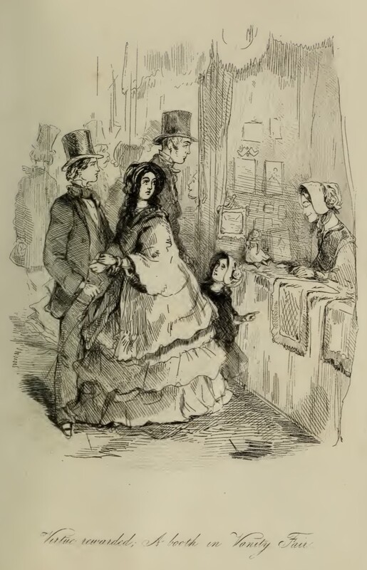 Virtue rewarded; A booth in Vanity Fair