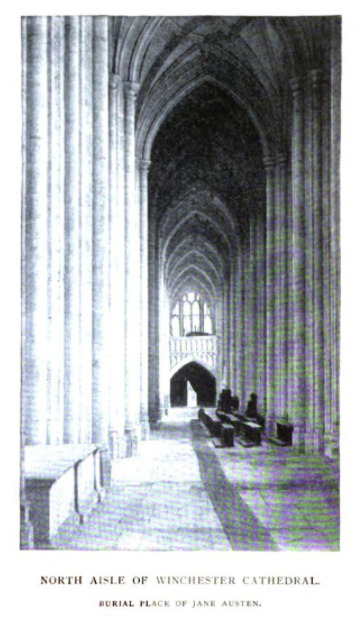 North Aisle of Winchester Cathedral Burial Place of Jane Austen