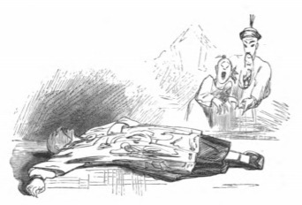 [A man is killed after licking the floor in Luggnagg]