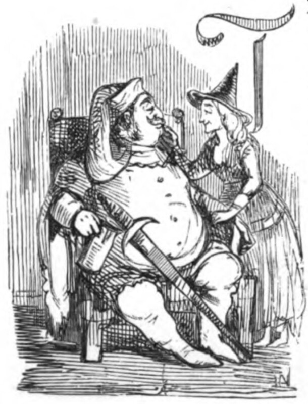[Vanity Fair Volume II. Chapter XXX Historiated Initial, T]