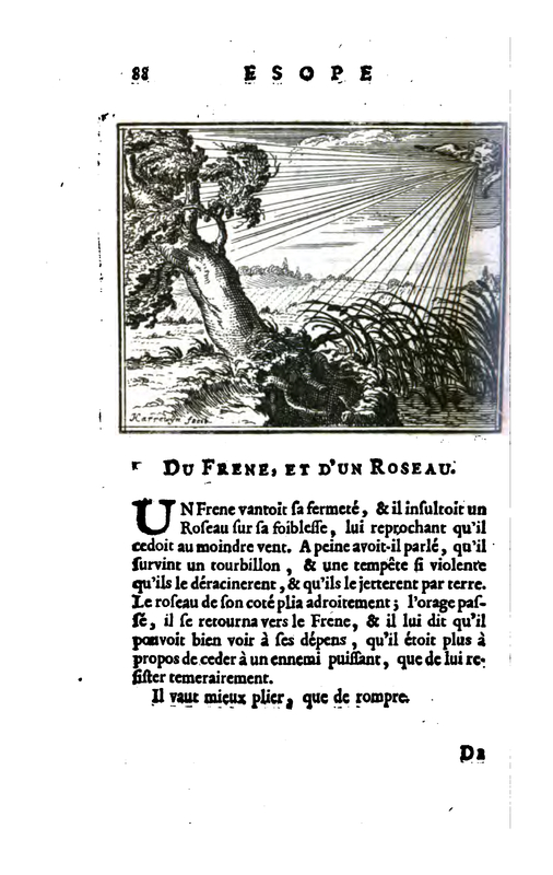 Du Frene, et d'un Roseau