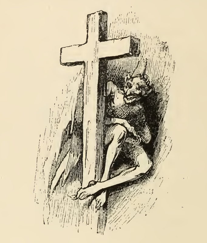 [The Devil Lurking Behind the Cross]