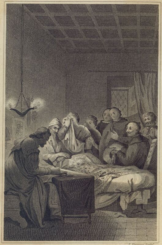 Don Quixote making his Will