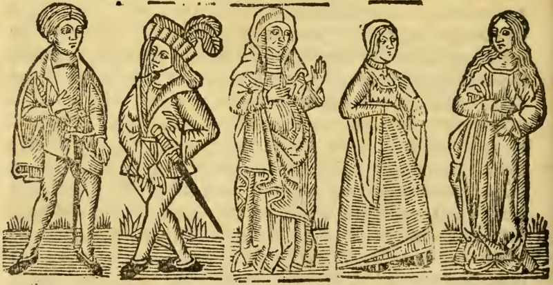 [Act IX – Sempronio, Pármeno, Celestina, Elicia, and Areusa]