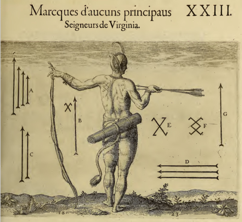 Marcques d’aucuns principaus Seigneurs de Virginia. XXIII.