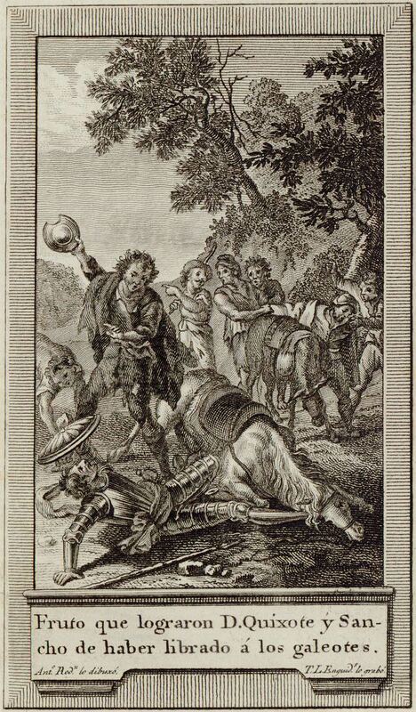 Fruto que lograron D. Quixote y Sancho de haber librado á los galeotes
