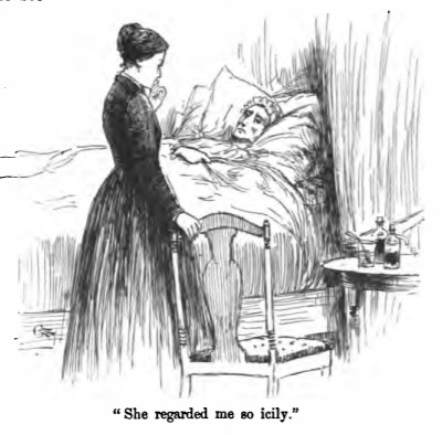 She regarded me so icily.